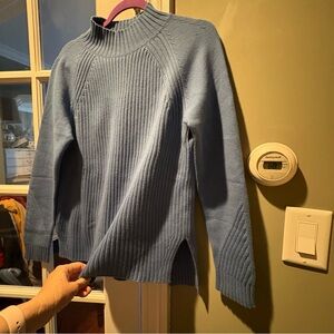 Banana Republic Blue Turtleneck Sweater